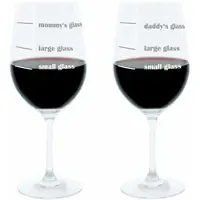 Glaskoch B. Koch jr. GmbH + Co. KG Leonardo verre à vin XL, Mommys und Daddys Glass, set de 2, cadeau verre d'ambiance avec gravure amusante, Mood verre à vin, 610ml