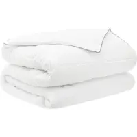 vidaXL Couverture d'été blanche 200 x 220 cm en fibre de bambou
