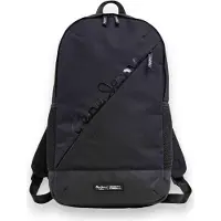 Pepe Jeans pour homme. PM0300030 Sac à dos Kurt Base noir (OSFA), Casuel, Polyester