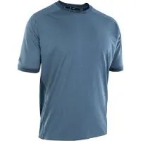 iON Tech Logo Short Sleeve Enduro Jersey Bleu S Homme