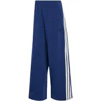 Adidas Kit 3-stripes Wide Joggers Femme - Pantalons, Bleu - Taille 40 - Jersey de coton