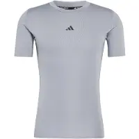 Adidas T-Shirt fonctionnel 'Compression' gris