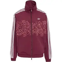 Adidas Veste mi-saison 'Firebird' lie de vin / melon / blanc