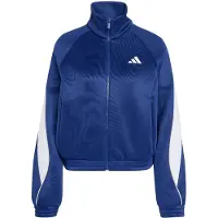 Adidas Stadium Tracktop Femme - Vestes Zippees, Bleu - Taille XS (30-32) - Poly Mesh