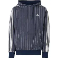 Adidas Originals Sweat-shirt 'PINSTRIPES' bleu chiné / blanc