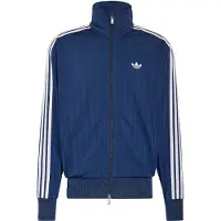 Adidas Veste mi-saison 'Firebird Drop Needle' bleu / blanc