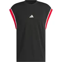 Adidas T-Shirt fonctionnel 'Basketball All-World' rouge vif / noir