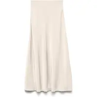 Vero Moda Miro High Waist Long Skirt Beige XL Femme