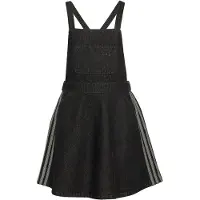 Adidas Denim Dungarees Sleeveless Short Dress Noir 11-12 Years Fille