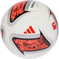 Adidas Balle 'Bundesliga 26/27 Torfabrik Club' gris clair / rouge orangé / noir / blanc