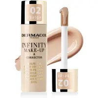 Dermacol Infinity fond de teint haute couvrance SPF 15 teinte 02 Beige 20 g