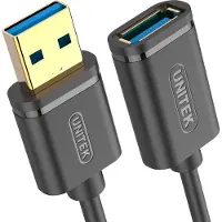 UNITEK Câble Y-C456GBK USB 0,5 m USB 3.2 Gen 1 (3.1 Gen 1) USB A Noir