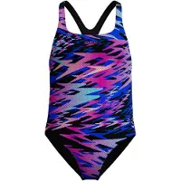 Speedo Hyperboom Print Medalist Swimsuit Multicolore 10 Years Fille