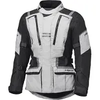 Held Veste textile imperméable pour moto Hakuna Matata 3, gris clair/noir, M