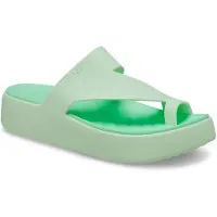 Crocs Getaway Platform Toe Loop Flip Flops Vert EU 36-37 Femme