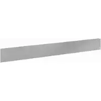 vidaXL Bordure de jardin, 50 pièces, 100 x 12 cm, acier, argenté