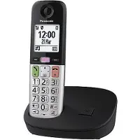 Panasonic Téléphone pour seniors KX-TU410EXB 4G LTE Écran 2,4 pouces Bouton SOS Noir