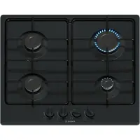 Bosch Serie 4 PGP6B6K80 plaque Noir Intégré 60 cm Gaz 4 zone(s)