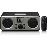Lenco DAR-030BK - Radio stéréo DAB+ FM avec Bluetooth - Noir