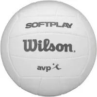 Wilson - Ballon de volley-ball « AVP Soft Play » PP7691 (5) (blanc)