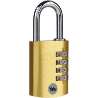 Yale Smart Living YE3CB/38/131/1/GO Cadenas à combinaison 38 mm or