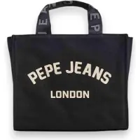 Pepe Jeans pour femme. PL0300175 Sac Trisha noir (OSFA), Casuel, Coton