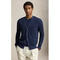 Ralph Lauren pour homme. 710B17547001 Cardigan en lin Relaxed Fit marine (XXL), Casuel