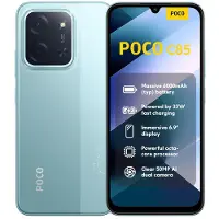 Xiaomi Smartphone POCO C85 4G, 8 Go de RAM, 256 Go de stockage, écran 6,9 pouces à 120 Hz, processeur MediaTek Helio G81-Ultra, appareil photo 50 Mpx, batterie 6 000 mAh, vert