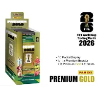 Panini Boîte Premium Gold de cartes à collectionner Coupe du monde de la FIFA 2026 (10)
