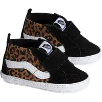 Vans Baskets montantes enfant SK8-Hi Crib LEOPARD BLACK/BROWN filles - Noir - 18