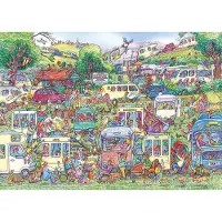 Gibsons Puzzle Chaos des caravanes 1000 pièces (1000 pièces)