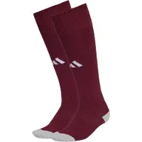 Adidas Chaussettes de sport 'Milano 23' gris clair / lie de vin / blanc