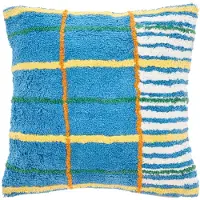 Villa Collection Coussin Décoratif Villa Collection Styles Blue Yellow Offwhite Green 45 x 45 cm
