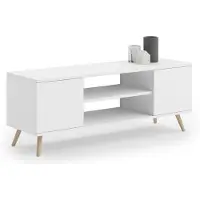 KOBI Armoire Focus RTV 135 cm - blanc