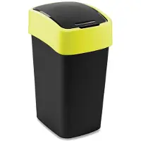 Keter Poubelle FLIP BIN 25 l noir/jaune