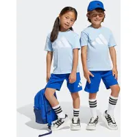 Adidas Survêtement 'ESSENTIALS T-SHIRT' gentiane / bleu clair / blanc