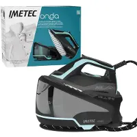Imetec P1 Wave Ironing System, lisseur à vagues coulissantes breveté, 2400 W, course de vapeur 300 g, réservoir de 2,5 L