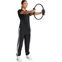 Adidas Train Essentials 3-stripes Woven Joggers Femme - Pantalons, Noir - Taille XXS (26-28) - Poly Mesh
