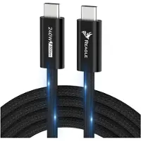 Reagle THUNDERBOLT 5 USB-C PD 240W 16K 80 Gbps câble USB4, Macbook Pro 14 16 1.5 m