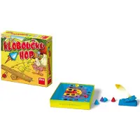 Dino Bikes Hop, le chapeau ! Jeu de société dans une boîte de 23 x 23 x 5 cm