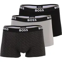 BOSS Lot de trois boxers courts en coton stretch à logo