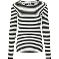 Pieces T-shirt 'PCLaya' noir / blanc