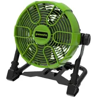 Greenworks Ventilateur 24V Ventilateur G24FAN, Ventilateur, Vert, Noir, Gris