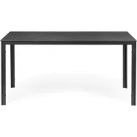 B2X Table de jardin en polywood 6 places avec meubles de patio, gris