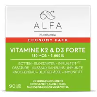 Alfa Vitamine K2 & D3 Forte 90 pc(s) Capsule(S)