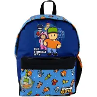 Stumble Guys Juvenil Adaptable Backpack Bleu Enfants