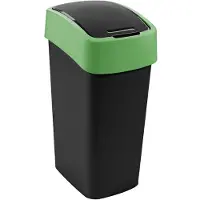 Keter Poubelle FLIP BIN 45 l noir/vert