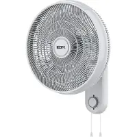 EDM 33526 Wall Fan 55w Argenté One Size / EU Plug 220V