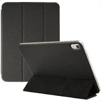 Accezz Coque tablette trifold en cuir pour Apple iPad 11 (2025) 11 pouces A16 / iPad 10 (2022) 10.9 pouces - Noir