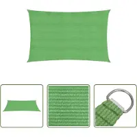 The Living Store store 160 g/m² vert clair 4x7 m HDPE